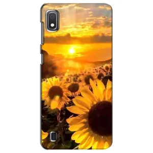 Чохол з Квітами для Samsung Galaxy A10 2019 (A105F) (поле соняшників)