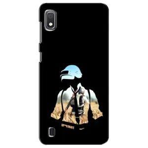 Силиконовый чехол с картинкой "Герой Pubg" на Samsung Galaxy A10 2019 (A105F) (Пубг мен)