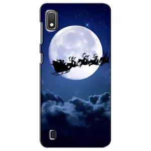 Чехол Санта Клаус для Samsung Galaxy A10 2019 (A105F) (Санта - луна)
