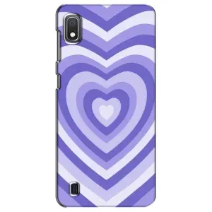 Чехлы с тематикой "Маленькие Сердечки" на Samsung Galaxy A10 2019 (A105F) (Сердце фиолет)