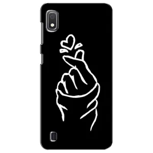 Чехлы (Знак сердечка) на Samsung Galaxy A10 2019 (A105F) (Сердце на черном)