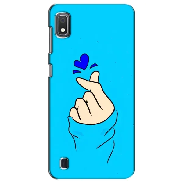 Чехол с рисунком «Сердце на синем» для Samsung Galaxy A10 2019 (A105F)