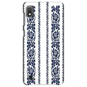 Силіконовый Чохол на Samsung Galaxy A10 2019 (A105F) з картинкой Вишиванки (Синя вишиванка)