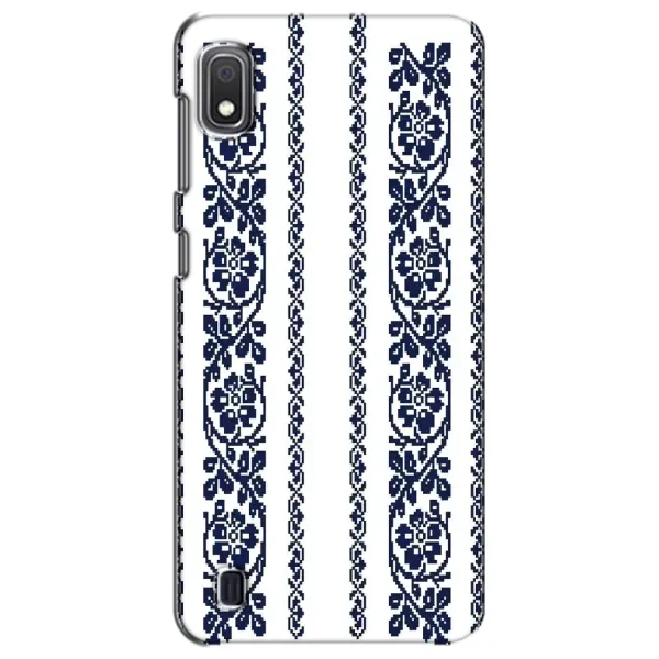 Чехол с рисунком «Синяя вышиванка» для Samsung Galaxy A10 2019 (A105F) Чехол с рисунком «Синяя вышиванка» для Samsung Galaxy A10 2019 (A105F)