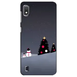 Чехлы на Новый Год Samsung Galaxy A10 2019 (A105F) (Снеговички)