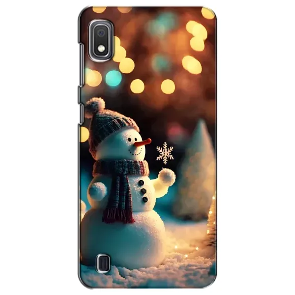 Чехол с рисунком «Снеговик праздничный» для Samsung Galaxy A10 2019 (A105F) Чехол с рисунком «Снеговик праздничный» для Samsung Galaxy A10 2019 (A105F)
