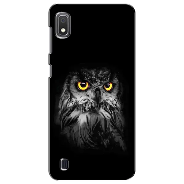 Чехол с рисунком «Сова на чёрном» для Samsung Galaxy A10 2019 (A105F) Чехол с рисунком «Сова на чёрном» для Samsung Galaxy A10 2019 (A105F)