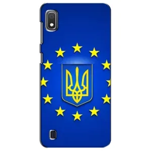 Чехол с Украинской символикой на Самсунг Галакси А10 2019 (Украина это Европа)