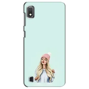 Силиконовый Чехол на Samsung Galaxy A10 2019 (A105F) с картинкой Стильных Девушек (В шапке)