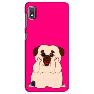 Чехол (ТПУ) Милые собачки для Samsung Galaxy A10 2019 (A105F) (Веселый Мопсик)