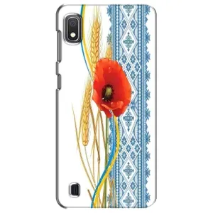 Силіконовый Чохол на Samsung Galaxy A10 2019 (A105F) з картинкой Вишиванки (Вишиванка з квіткою)