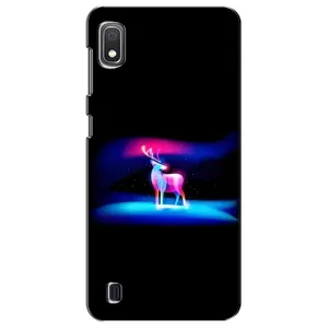 Силиконовый бампер с картинкой животных для Samsung Galaxy A10 2019 (A105F) (Яркий олень)
