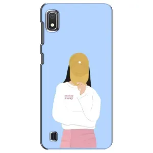 Силиконовый Чехол на Samsung Galaxy A10 2019 (A105F) с картинкой Стильных Девушек (Желтая кепка)