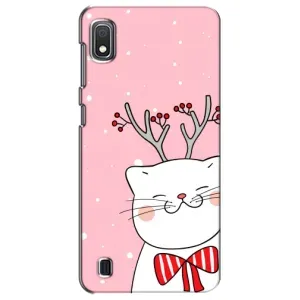 Чехол на тематику: Коты для Samsung Galaxy A10 2019 (A105F) (Зимний кот)
