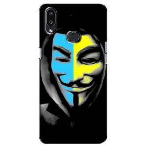 Чехол с Украинской символикой на Самсунг Галакси А10с (Анонимус патриот)