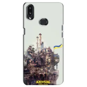 Чехлы на военную тематику для Samsung Galaxy A10s (A107) (Азовсталь)