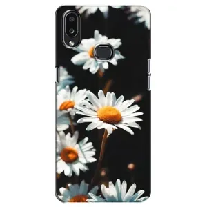 Чехол с ромашками на Samsung Galaxy A10s (A107) (Белые ромашки)
