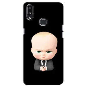 Мультяшный принт на Чехол для Самсунг Галакси А10с (Бос)