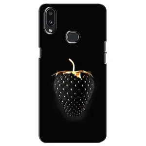 Чохол з зображенням смачної їжі для Samsung Galaxy A10s (A107) (Чорна полуниця)