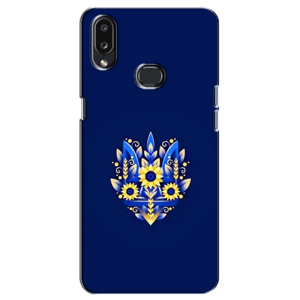 Чехол с рисунком «Цветущий Герб» для Samsung Galaxy A10s (A107)