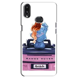 Силіконовый Чохол на Samsung Galaxy A10s (A107) з картинкой Модных девушек (Дівчина на машині)