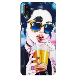 Чохол з картинкою Модні Дівчата Samsung Galaxy A10s (A107) (Дівчина з коктейлем)