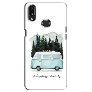 Силиконовый бампер с картинкой машины на Samsung Galaxy A10s (A107) (Домик на колесах)