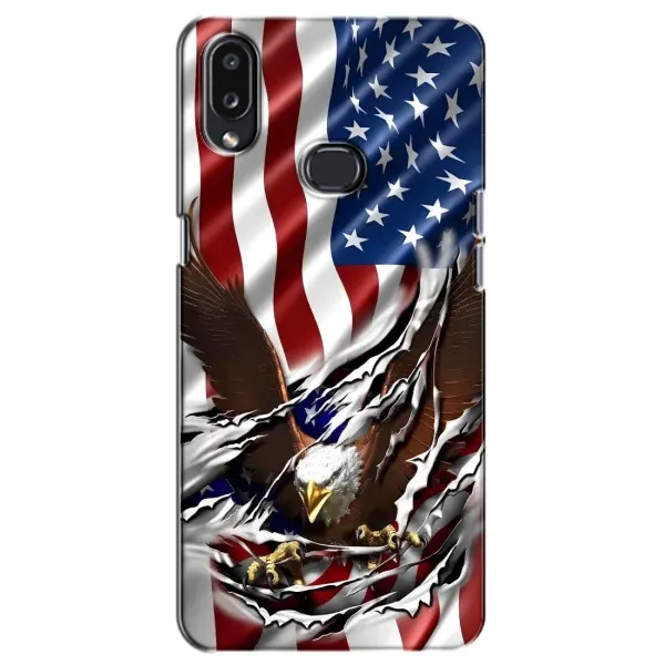 Чехол с рисунком «Флаг USA» для Samsung Galaxy A10s (A107)
