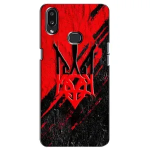 Чехлы УПА (Красно-Чёрный) на Samsung Galaxy A10s (A107) (Герб в цвете УПА)
