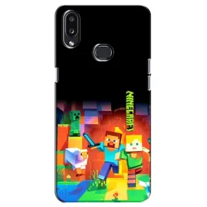Чохли для Samsung Galaxy A10s (A107) (Персонажі МайнКрафт) (Герой Майнкрафт)
