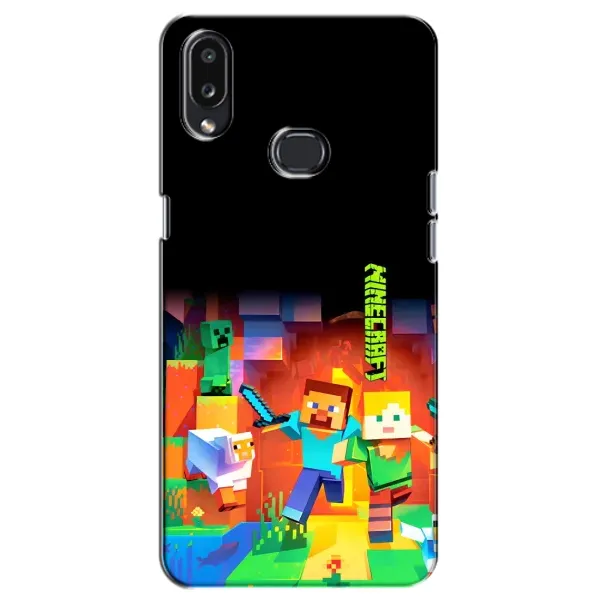 Чехол с рисунком «Герой Майнкрафт» для Samsung Galaxy A10s (A107) Чехол с рисунком «Герой Майнкрафт» для Samsung Galaxy A10s (A107)