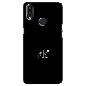 Чехол с картинками на черном фоне для Samsung Galaxy A10s (A107) (Книжки)