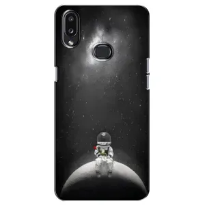 Силіконовый Чохол з принтом "Космонавти" на Samsung Galaxy A10s (A107) (Космонавт романтик)