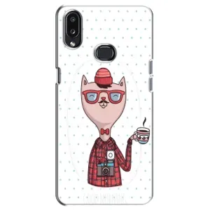 Чехол на тематику: Коты для Samsung Galaxy A10s (A107) (Кот аристократ)