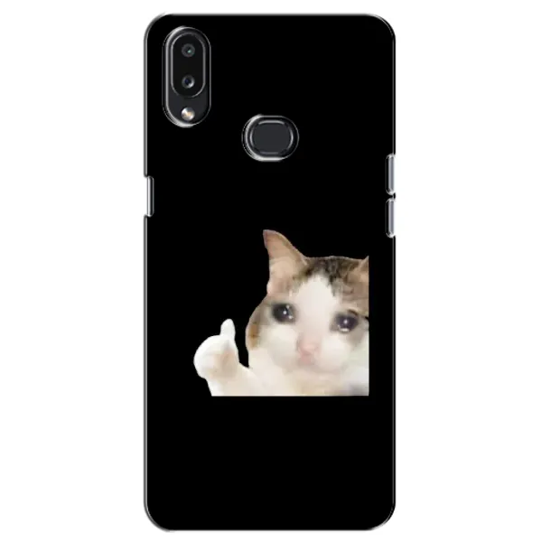 Чехол с рисунком «Кот в слезах» для Samsung Galaxy A10s (A107) Чехол с рисунком «Кот в слезах» для Samsung Galaxy A10s (A107)