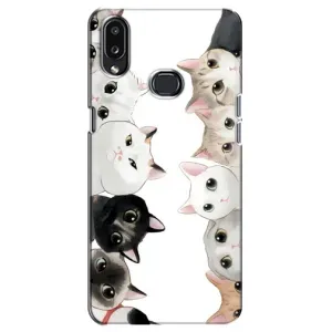 Силиконовый чехол с котиком для Samsung Galaxy A10s (A107) (Коты)