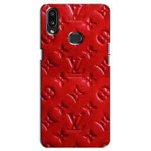 Текстурний Чохол Louis Vuitton для Самсунг Галаксі А10с (Червоний ЛВ)