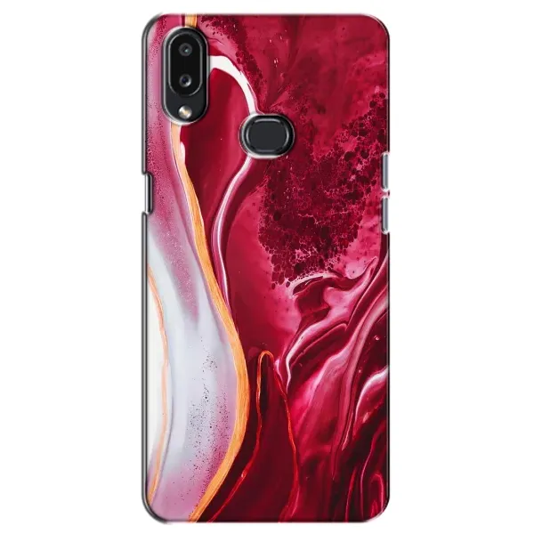 Чехол с рисунком «Красный мрамор» для Samsung Galaxy A10s (A107) Чехол с рисунком «Красный мрамор» для Samsung Galaxy A10s (A107)