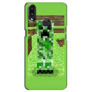 Чохли для Samsung Galaxy A10s (A107) (Персонажі МайнКрафт) (Кріпер 2)