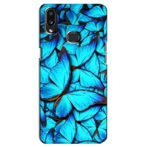 Силиконовый бампер с картинкой животных для Samsung Galaxy A10s (A107) (Крылья бабочек)