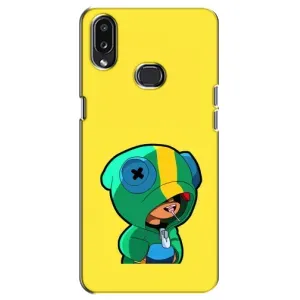 Чехол Бравл Старс для Samsung Galaxy A10s (A107) (Леон (LEON))