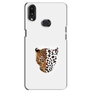 Чехол с рисунком «Леопард на белом» для Samsung Galaxy A10s (A107)