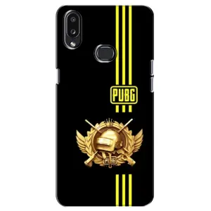 Чохол (TPU) з картинкою "Лого Пабг" на Самсунг Галаксі А10с (Логотип PUPG)