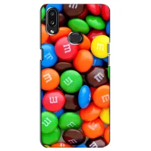 Чохол з зображенням смачної їжі для Samsung Galaxy A10s (A107) (Різнокольорові M&M'S)