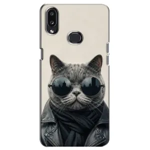 Чехол на тематику: Коты для Samsung Galaxy A10s (A107) (Модный кот)