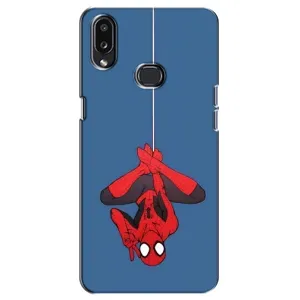 Чохол Супергерой Людина Павук на Samsung Galaxy A10s (A107) (На павутині)