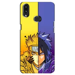 Купить Чехлы на телефон с принтом Anime для Samsung Galaxy A10s (A107) (Naruto Vs Sasuke)