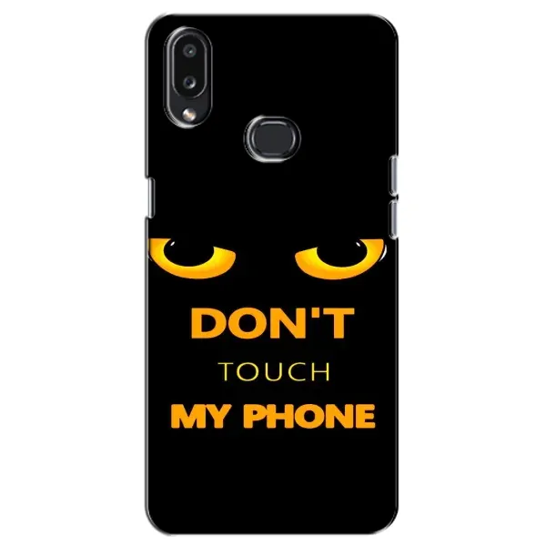 Чехол с рисунком «Не трогай мой телефон» для Samsung Galaxy A10s (A107) Чехол с рисунком «Не трогай мой телефон» для Samsung Galaxy A10s (A107)