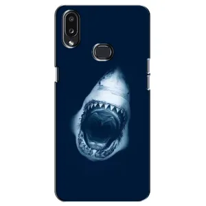 Силиконовый бампер с картинкой животных для Samsung Galaxy A10s (A107) (Пасть Акулы)