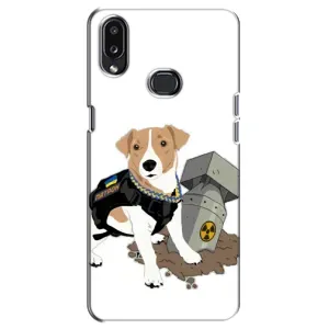 Чехол с принтом Собаки Патрон для Samsung Galaxy A10s (A107) (Пёс Патрон с ракетой)